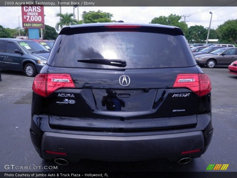 Formal Black / Ebony 2009 Acura MDX Technology