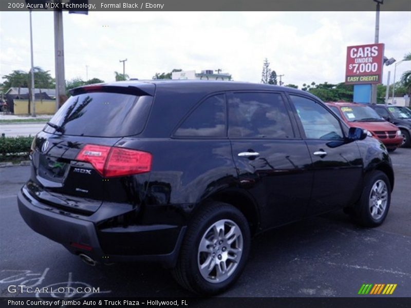Formal Black / Ebony 2009 Acura MDX Technology