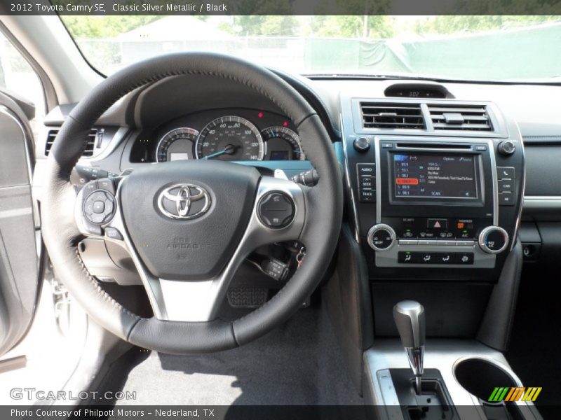Classic Silver Metallic / Black 2012 Toyota Camry SE