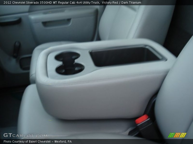 Victory Red / Dark Titanium 2012 Chevrolet Silverado 3500HD WT Regular Cab 4x4 Utility Truck