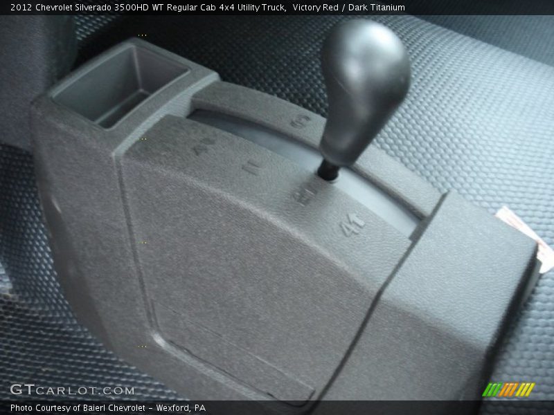 Victory Red / Dark Titanium 2012 Chevrolet Silverado 3500HD WT Regular Cab 4x4 Utility Truck