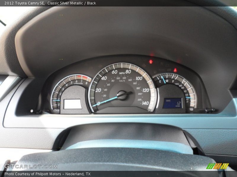 Classic Silver Metallic / Black 2012 Toyota Camry SE