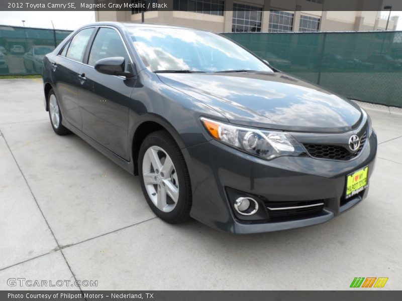 Magnetic Gray Metallic / Black 2012 Toyota Camry SE