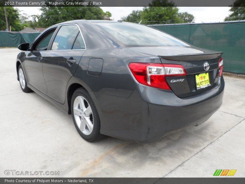 Magnetic Gray Metallic / Black 2012 Toyota Camry SE