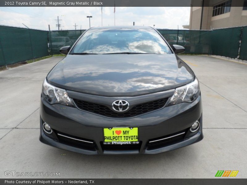 Magnetic Gray Metallic / Black 2012 Toyota Camry SE