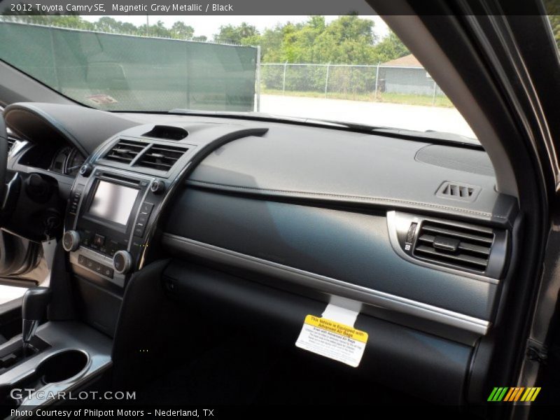 Magnetic Gray Metallic / Black 2012 Toyota Camry SE