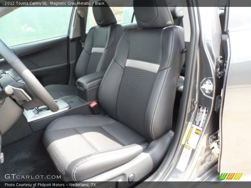 Magnetic Gray Metallic / Black 2012 Toyota Camry SE