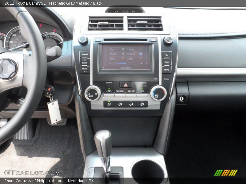 Magnetic Gray Metallic / Black 2012 Toyota Camry SE