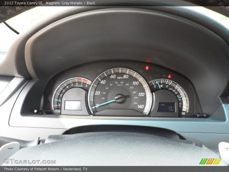 Magnetic Gray Metallic / Black 2012 Toyota Camry SE