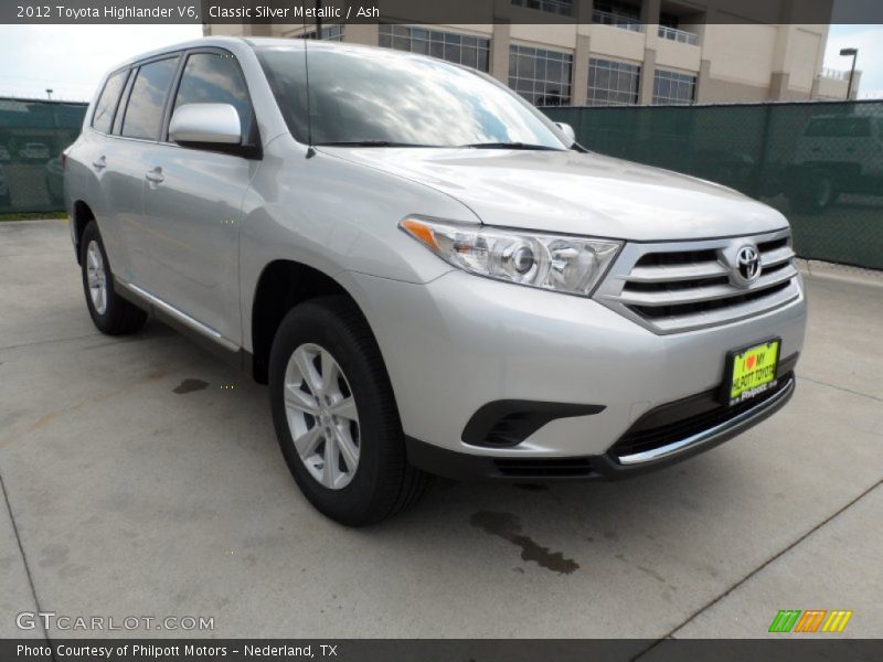 Classic Silver Metallic / Ash 2012 Toyota Highlander V6