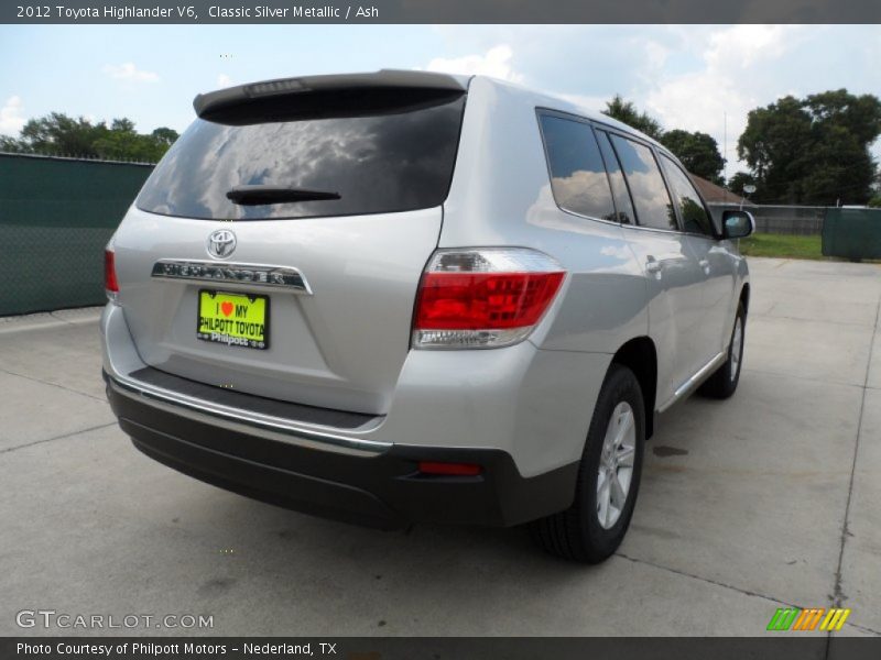 Classic Silver Metallic / Ash 2012 Toyota Highlander V6