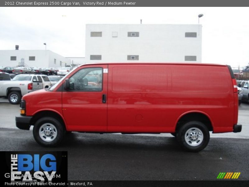 Victory Red / Medium Pewter 2012 Chevrolet Express 2500 Cargo Van