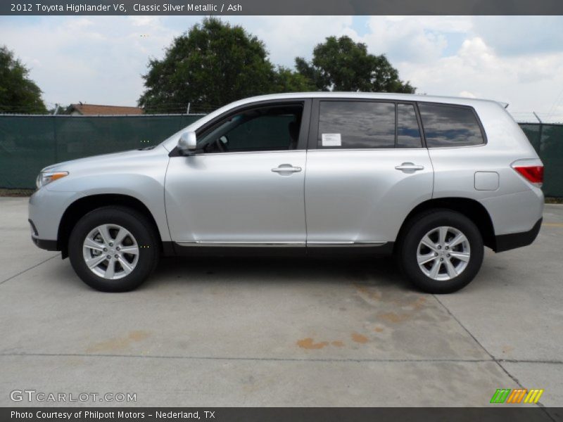 Classic Silver Metallic / Ash 2012 Toyota Highlander V6