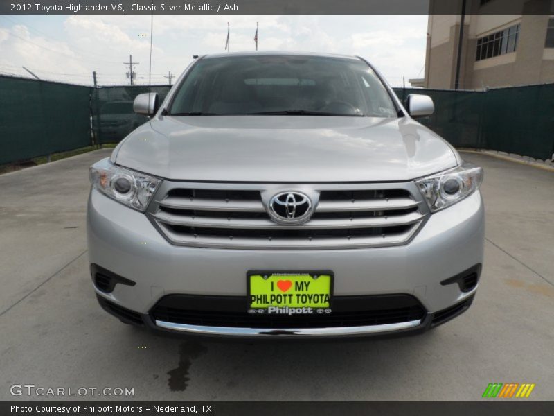 Classic Silver Metallic / Ash 2012 Toyota Highlander V6