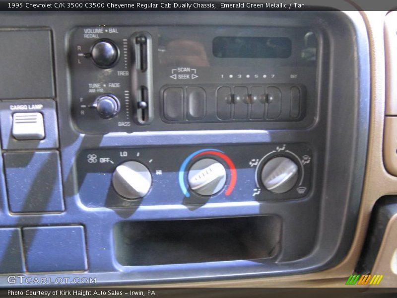 Emerald Green Metallic / Tan 1995 Chevrolet C/K 3500 C3500 Cheyenne Regular Cab Dually Chassis