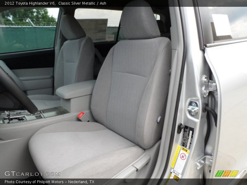 Classic Silver Metallic / Ash 2012 Toyota Highlander V6