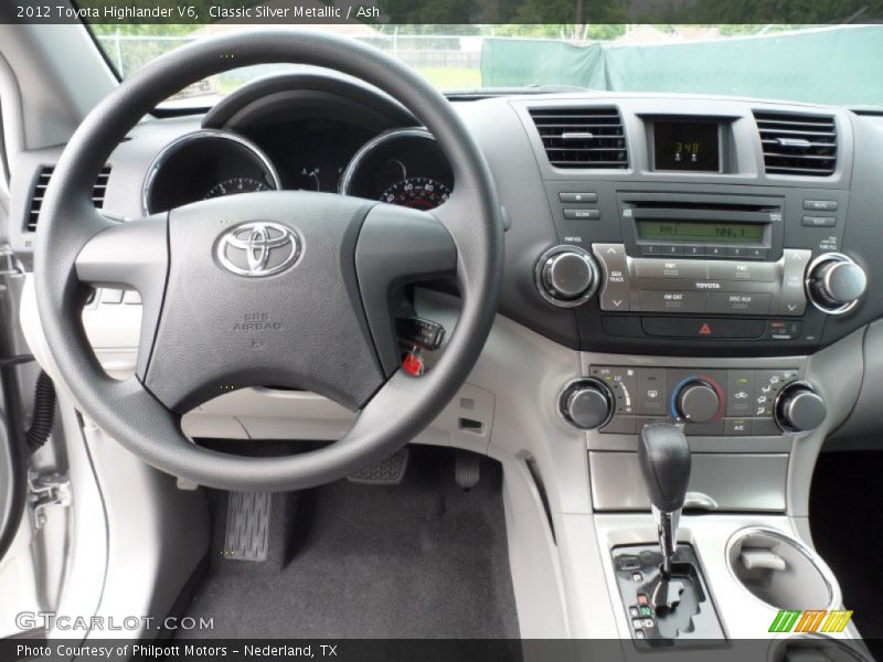 Classic Silver Metallic / Ash 2012 Toyota Highlander V6