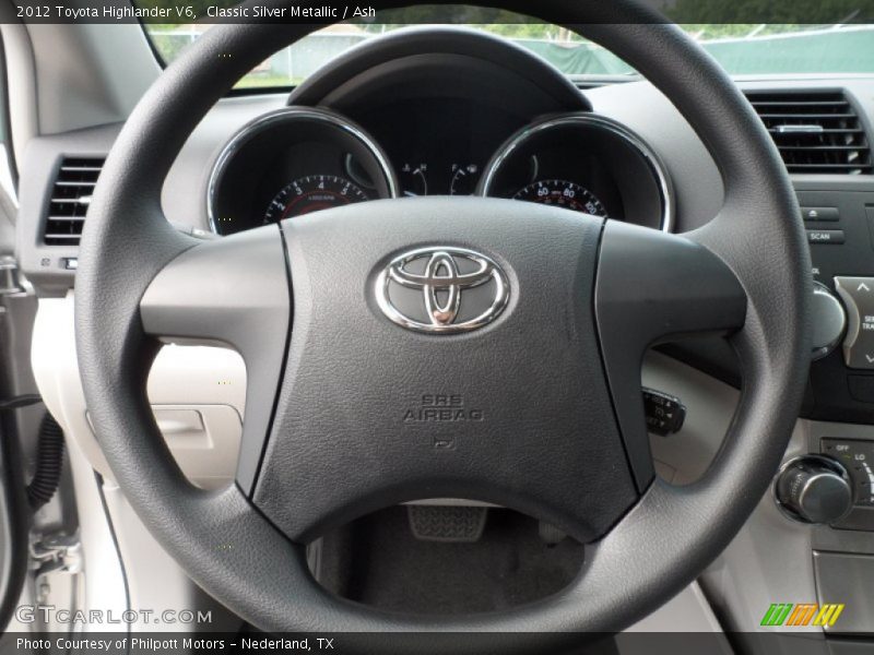 Classic Silver Metallic / Ash 2012 Toyota Highlander V6