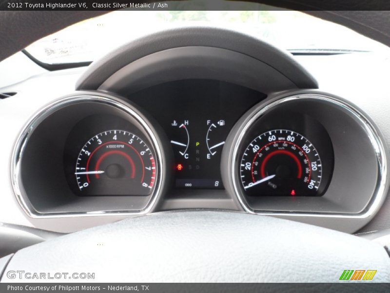 Classic Silver Metallic / Ash 2012 Toyota Highlander V6