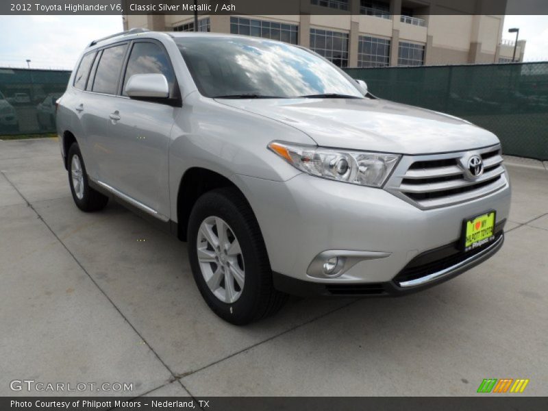 Classic Silver Metallic / Ash 2012 Toyota Highlander V6