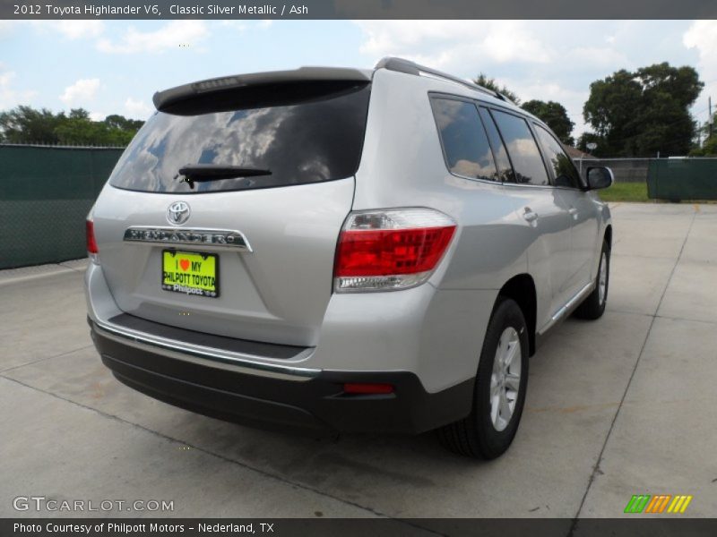 Classic Silver Metallic / Ash 2012 Toyota Highlander V6