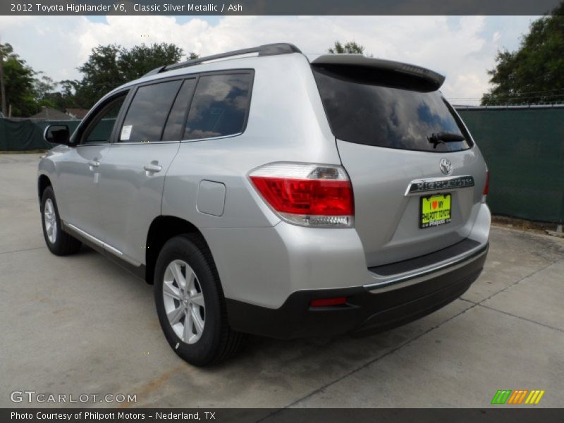 Classic Silver Metallic / Ash 2012 Toyota Highlander V6