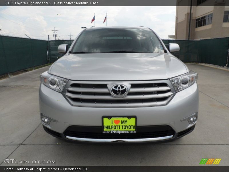 Classic Silver Metallic / Ash 2012 Toyota Highlander V6