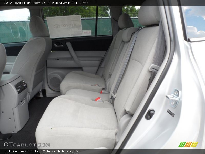 Classic Silver Metallic / Ash 2012 Toyota Highlander V6