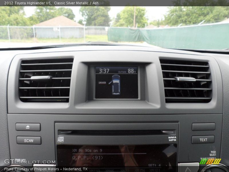 Classic Silver Metallic / Ash 2012 Toyota Highlander V6