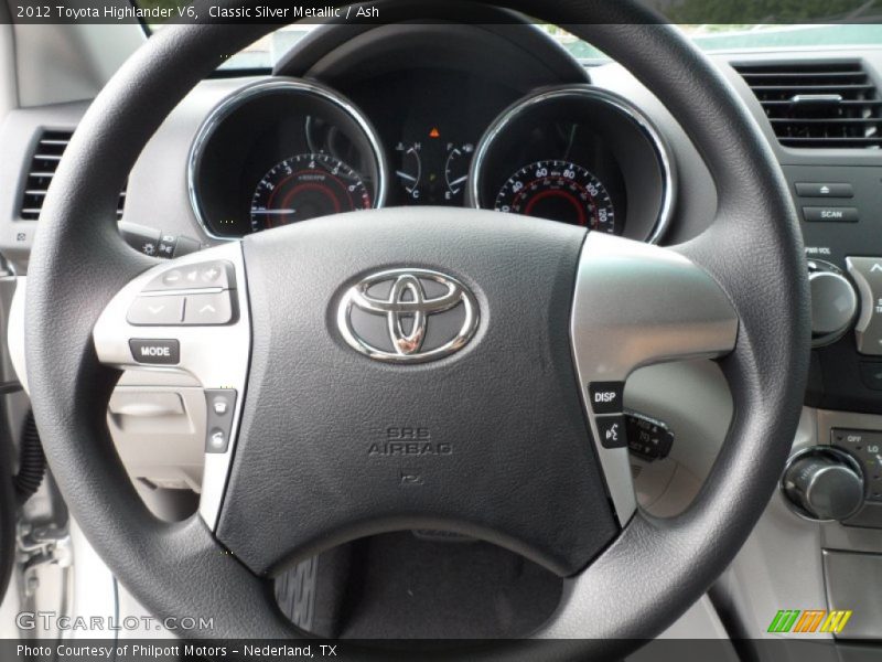 Classic Silver Metallic / Ash 2012 Toyota Highlander V6