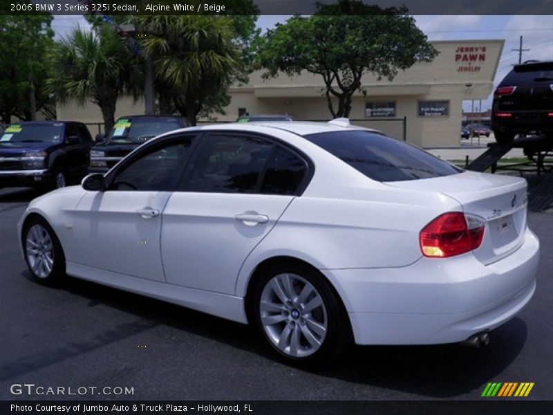 Alpine White / Beige 2006 BMW 3 Series 325i Sedan