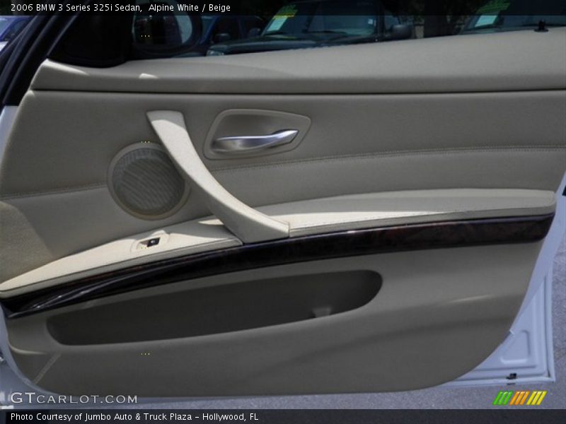Alpine White / Beige 2006 BMW 3 Series 325i Sedan