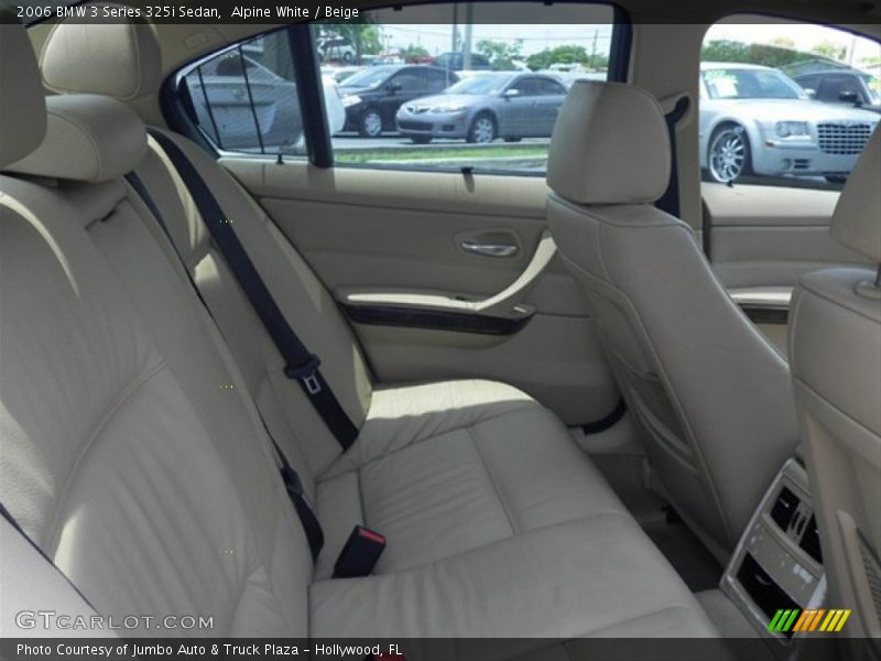 Alpine White / Beige 2006 BMW 3 Series 325i Sedan