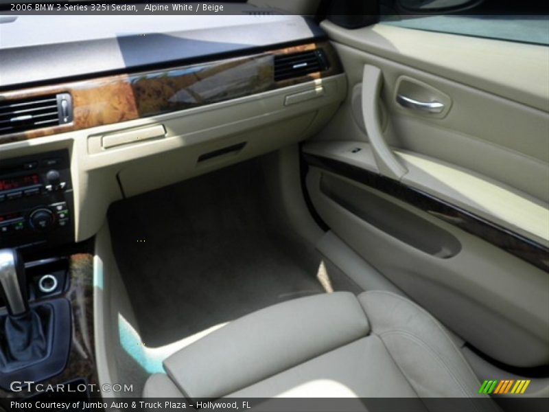 Alpine White / Beige 2006 BMW 3 Series 325i Sedan