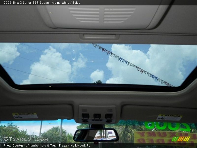 Alpine White / Beige 2006 BMW 3 Series 325i Sedan