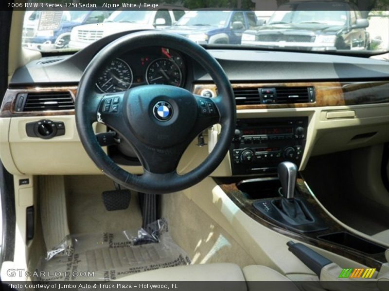 Alpine White / Beige 2006 BMW 3 Series 325i Sedan