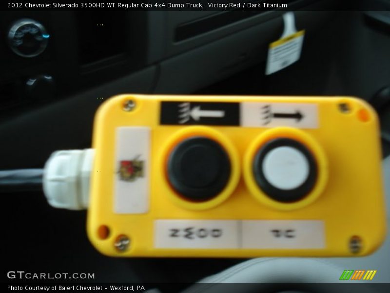 Victory Red / Dark Titanium 2012 Chevrolet Silverado 3500HD WT Regular Cab 4x4 Dump Truck