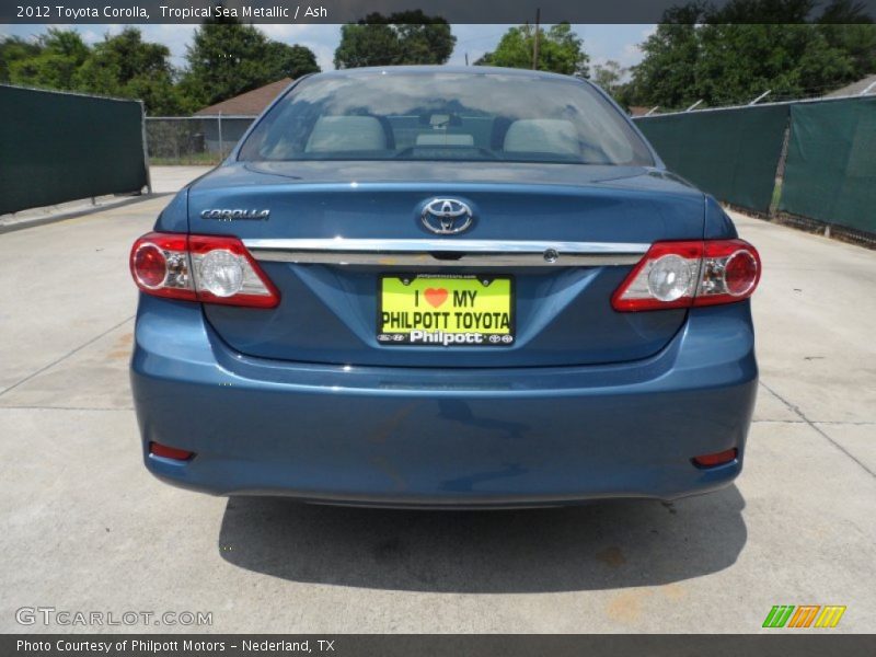 Tropical Sea Metallic / Ash 2012 Toyota Corolla