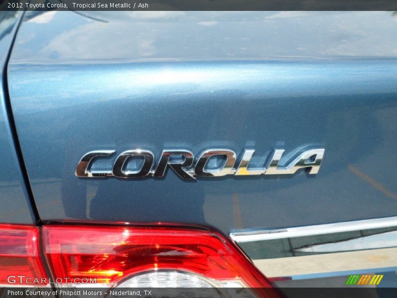 Tropical Sea Metallic / Ash 2012 Toyota Corolla