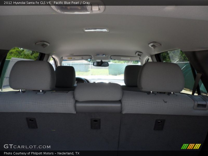 Pacific Blue Pearl / Gray 2012 Hyundai Santa Fe GLS V6