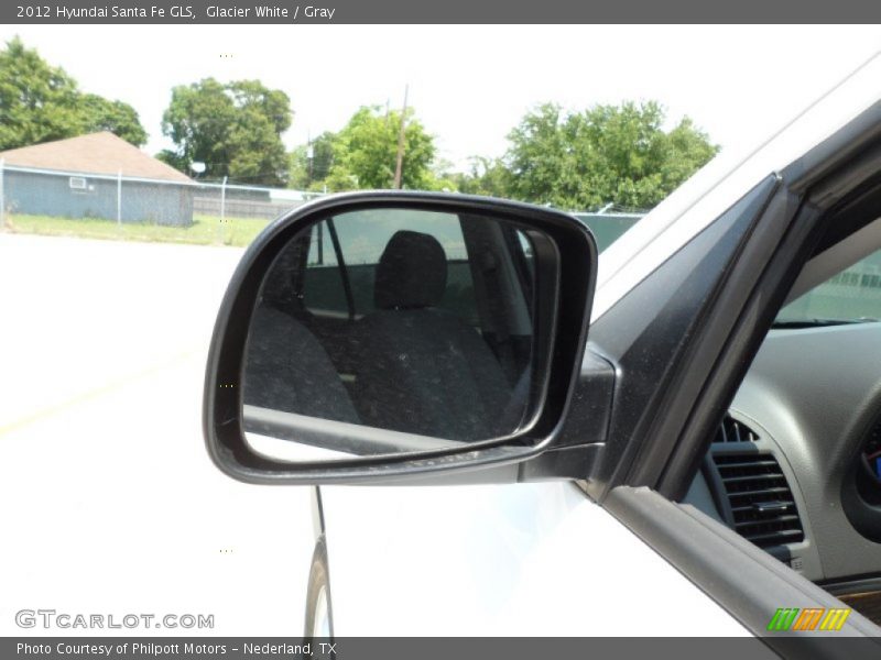 Glacier White / Gray 2012 Hyundai Santa Fe GLS