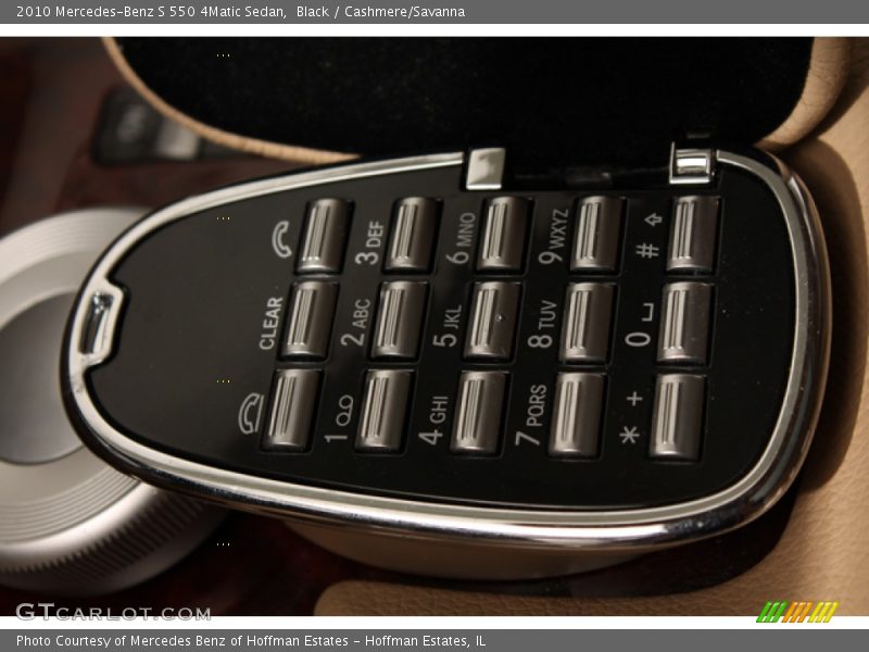 Black / Cashmere/Savanna 2010 Mercedes-Benz S 550 4Matic Sedan