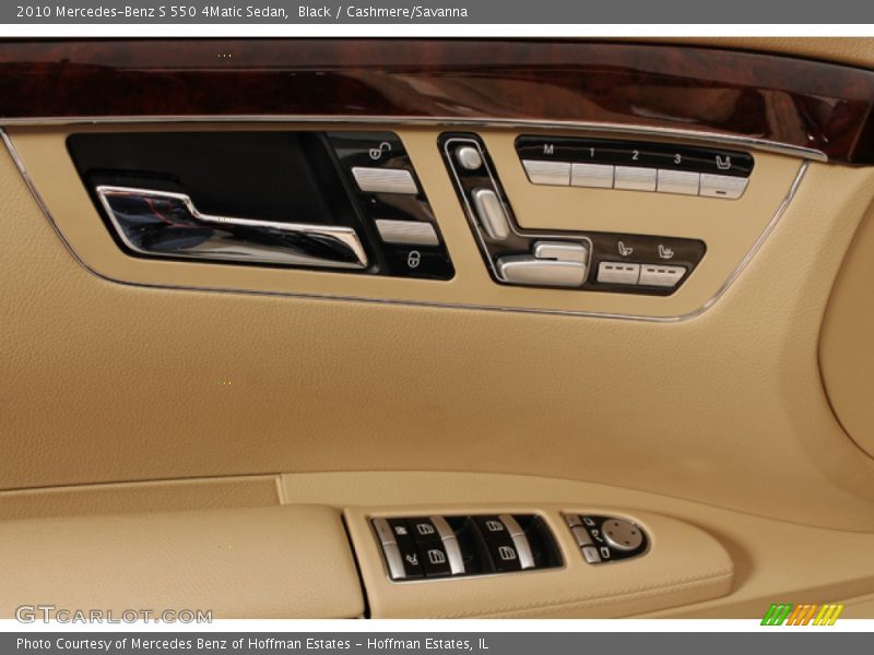 Black / Cashmere/Savanna 2010 Mercedes-Benz S 550 4Matic Sedan