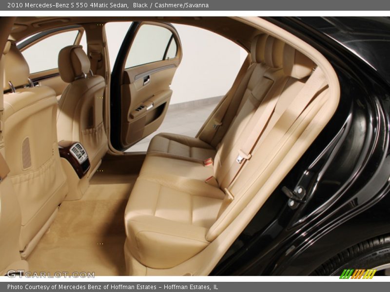 Black / Cashmere/Savanna 2010 Mercedes-Benz S 550 4Matic Sedan