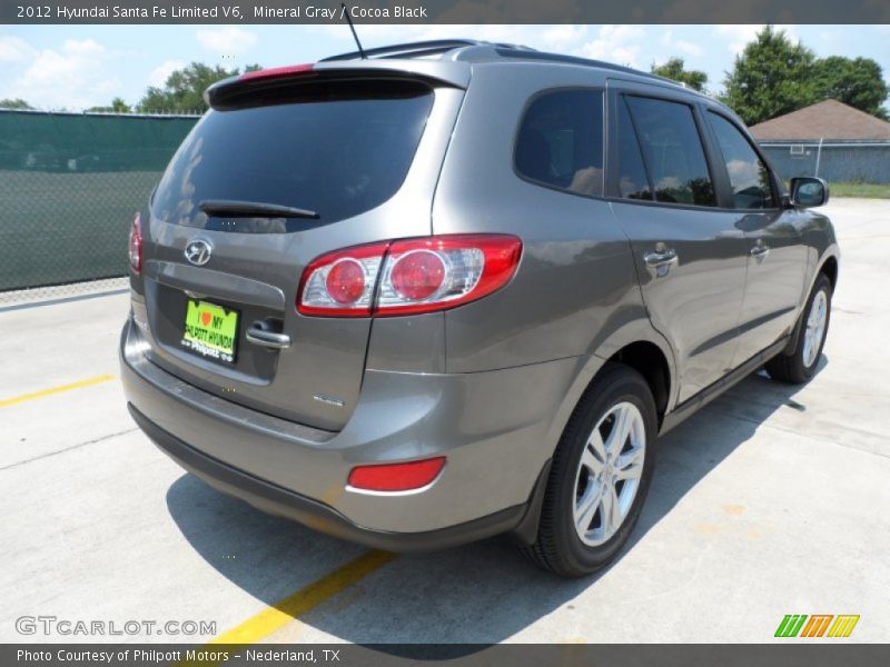 Mineral Gray / Cocoa Black 2012 Hyundai Santa Fe Limited V6