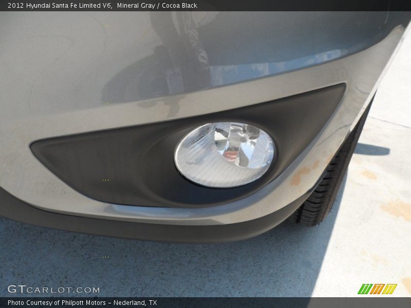 Mineral Gray / Cocoa Black 2012 Hyundai Santa Fe Limited V6