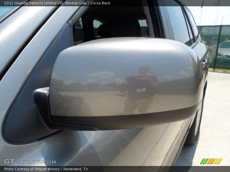 Mineral Gray / Cocoa Black 2012 Hyundai Santa Fe Limited V6