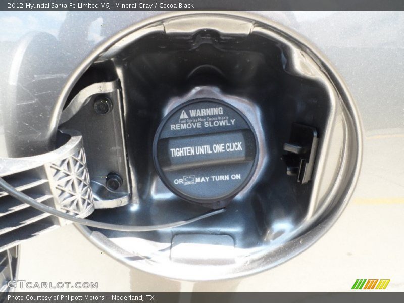 Mineral Gray / Cocoa Black 2012 Hyundai Santa Fe Limited V6