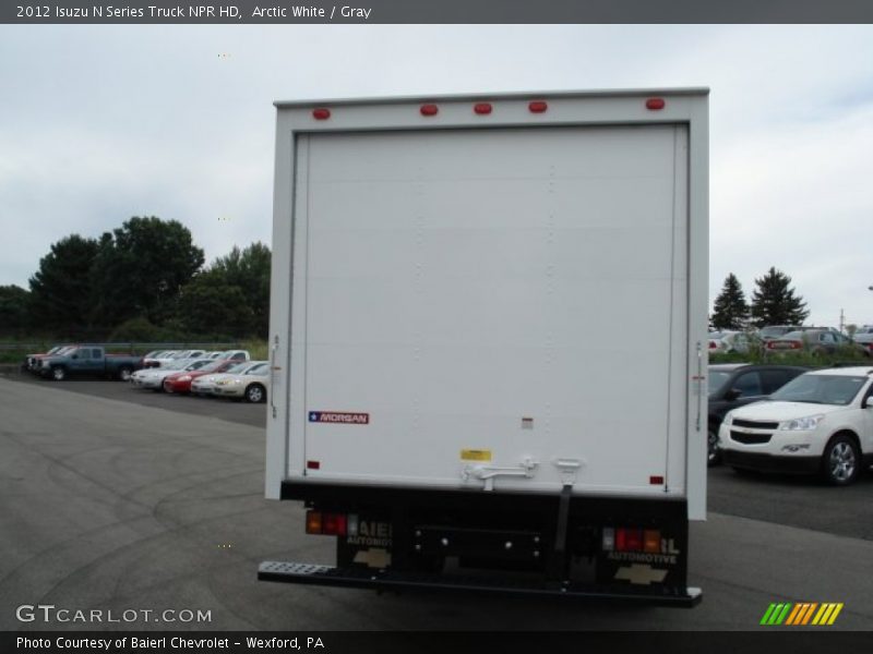 Arctic White / Gray 2012 Isuzu N Series Truck NPR HD