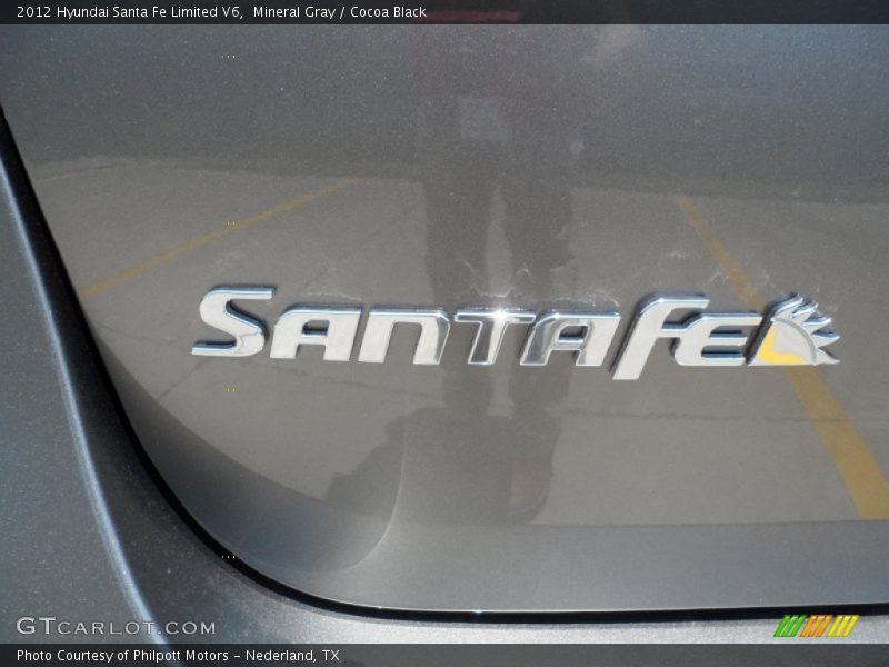Mineral Gray / Cocoa Black 2012 Hyundai Santa Fe Limited V6